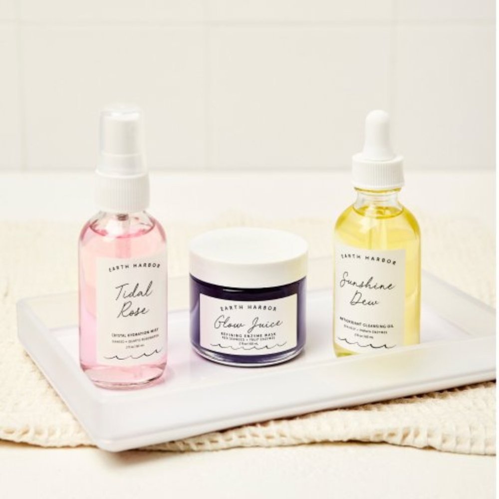 EARTH HARBOR Seas the Day Luxury Skincare Bundle BRAND NEW